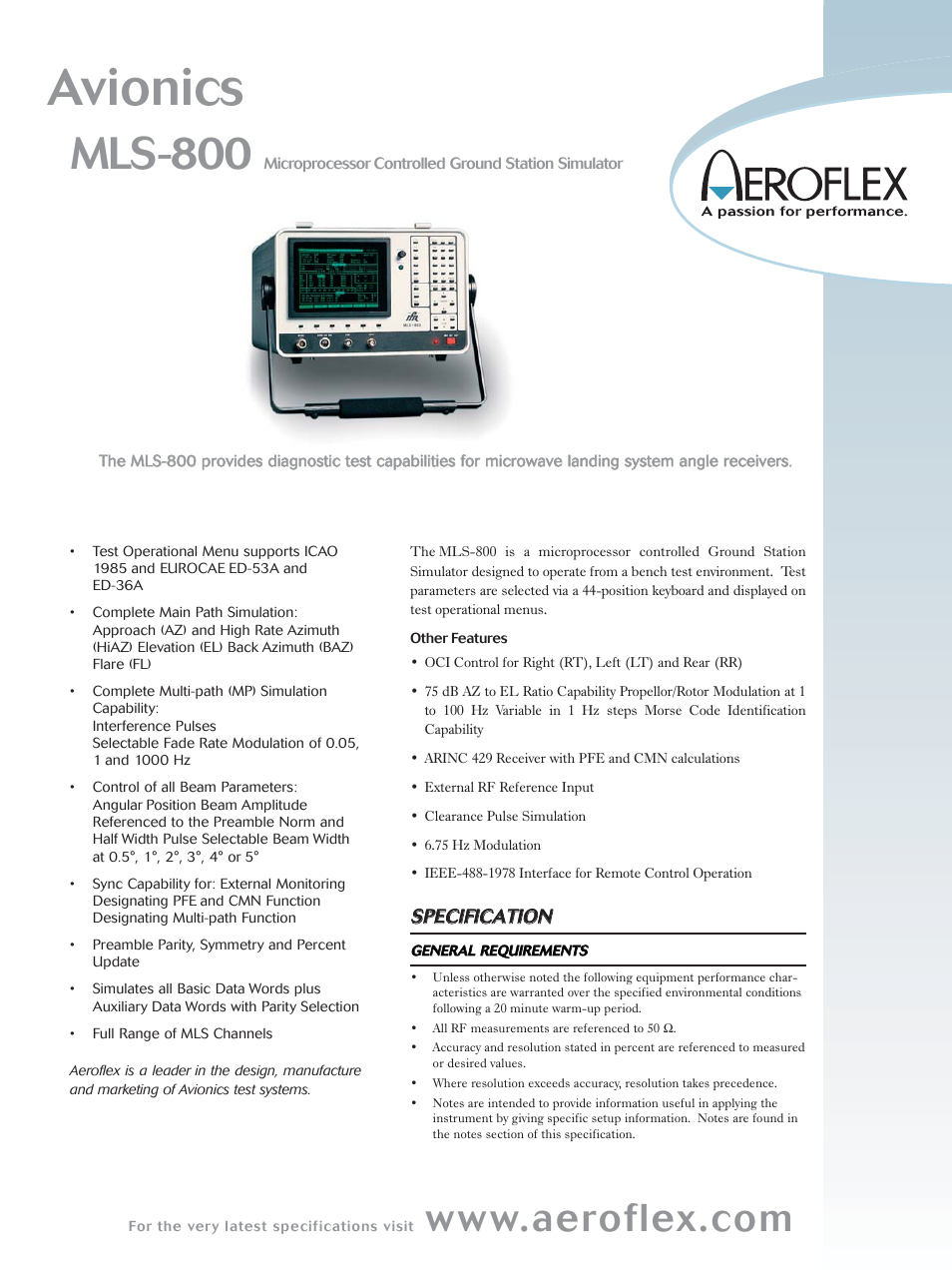 Atec IFRMLS800 User Manual | 4 pages