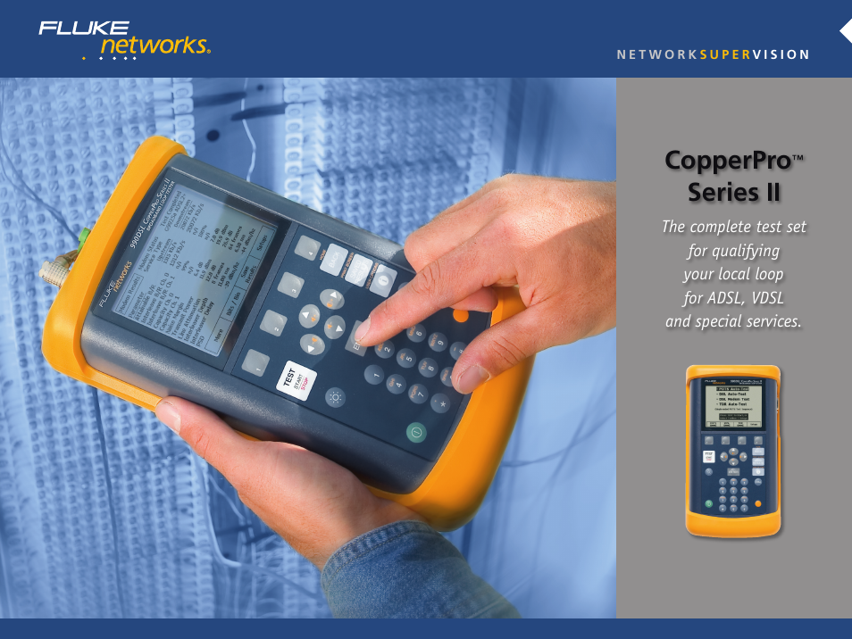 Copperpro, Series ii | Atec Fluke-990DSL User Manual | Page 5 / 12