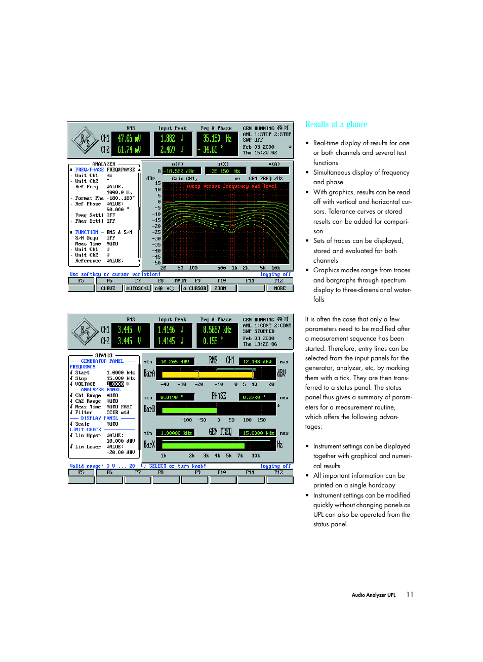 Results at a glance | Atec Rohde-Schwarz-UPL User Manual | Page 11 / 24