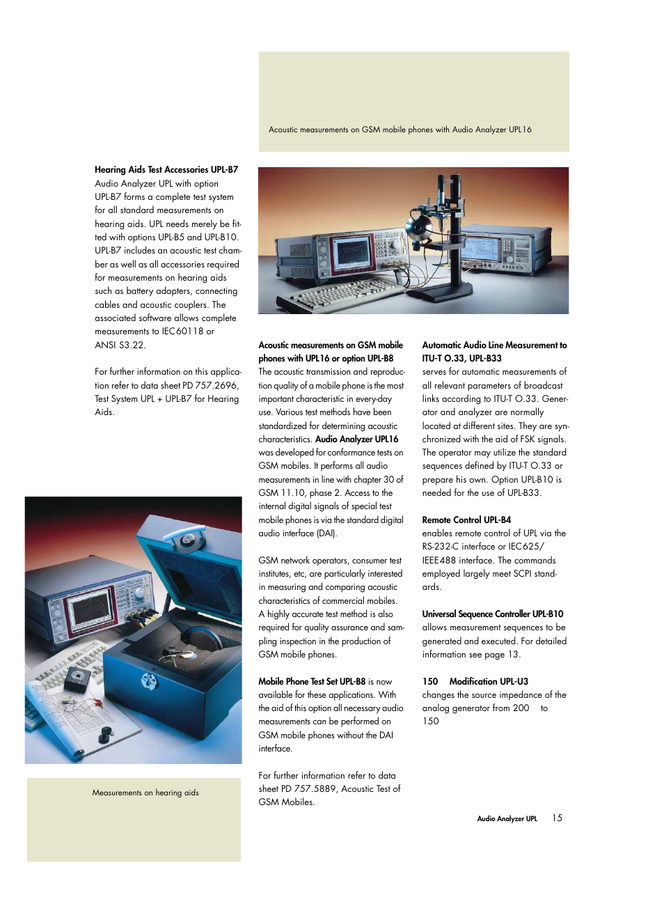 Atec Rohde-Schwarz-UPL User Manual | Page 15 / 24