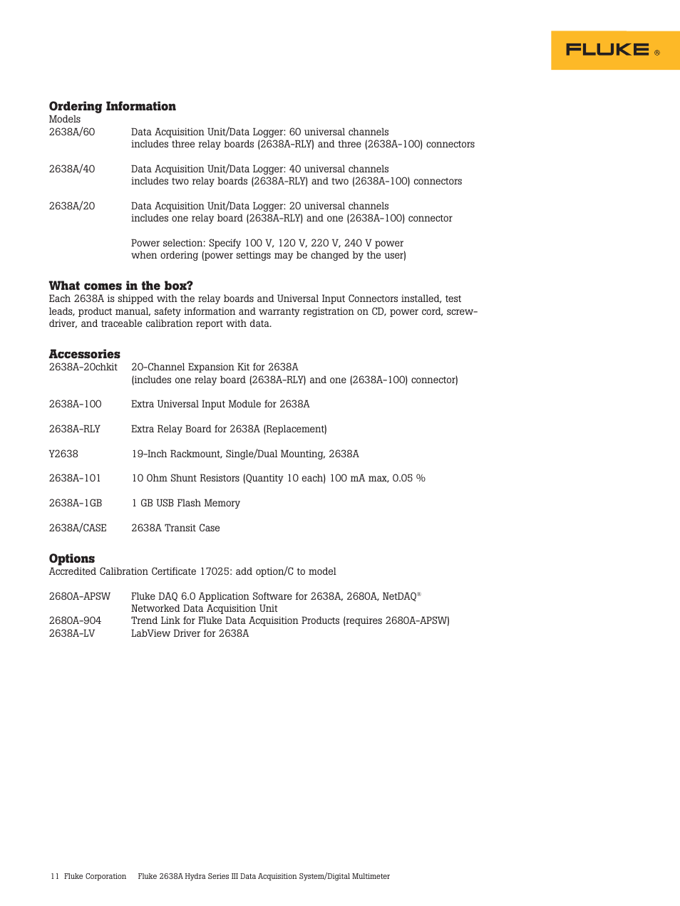 Atec Fluke-2638A User Manual | Page 11 / 12