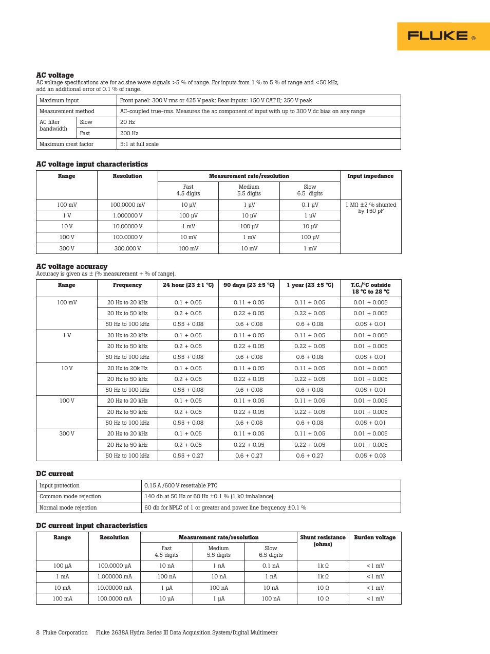 Atec Fluke-2638A User Manual | Page 8 / 12
