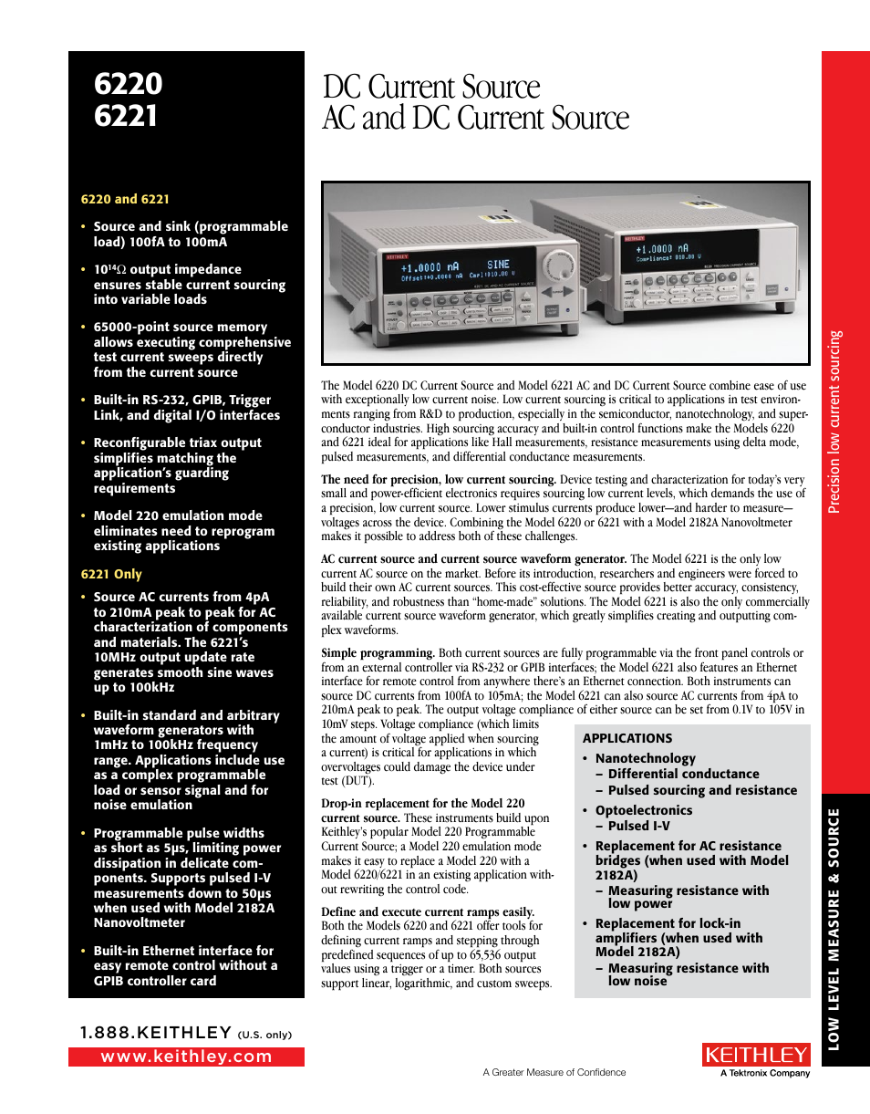 Atec Keithley-6220-6221 User Manual | 5 pages