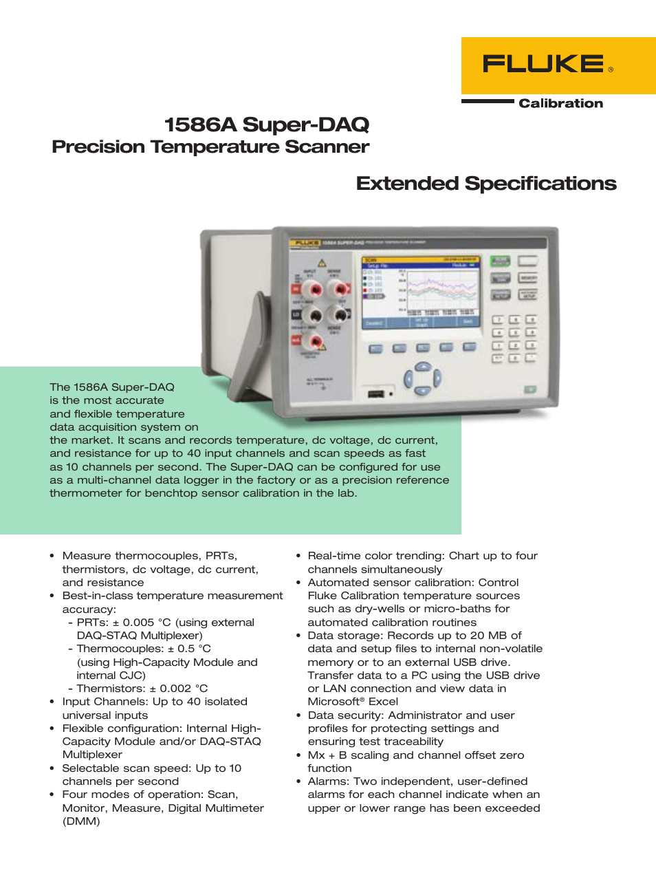 Atec Fluke-1586A User Manual | 12 pages