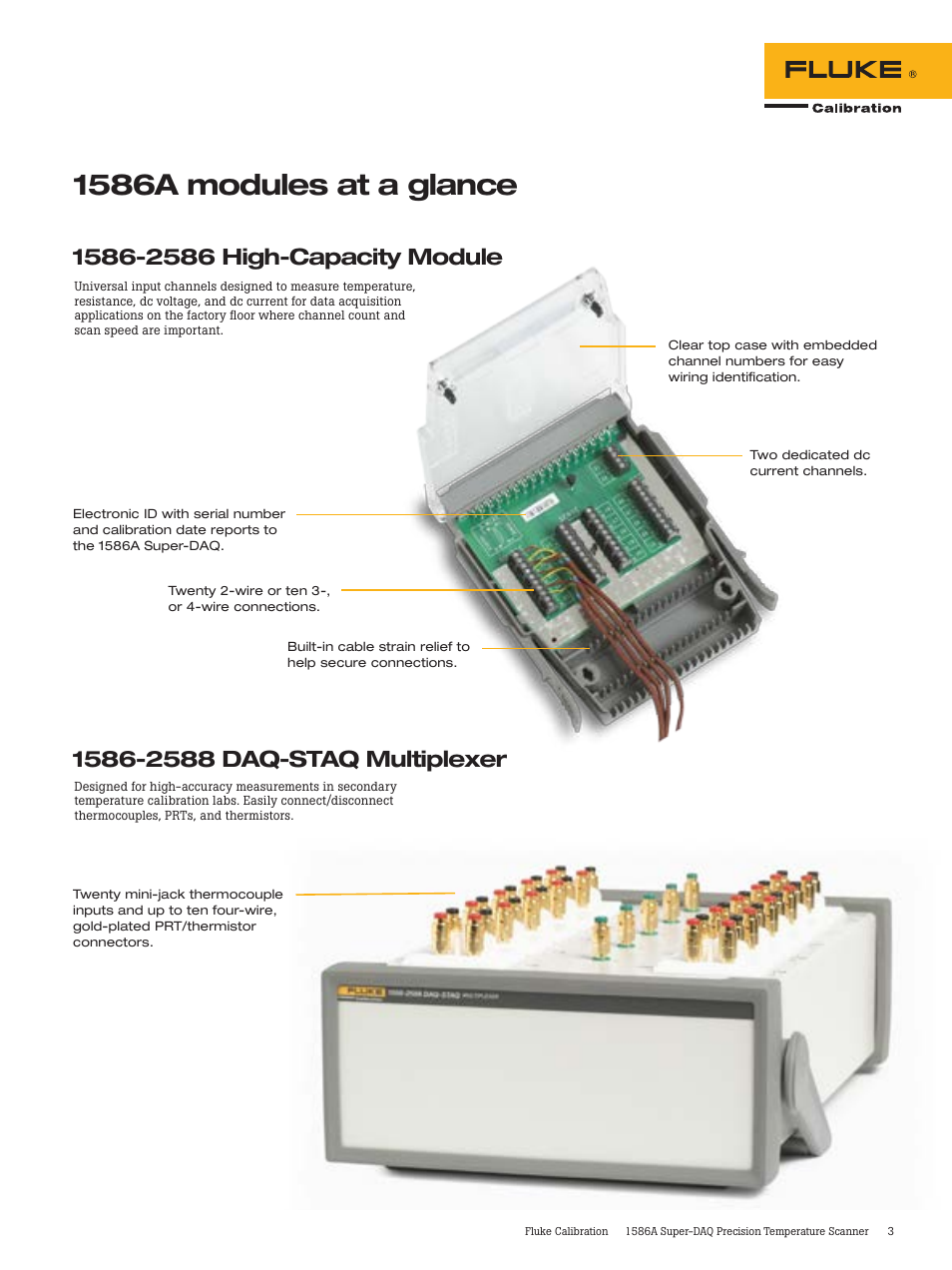 1586a modules at a glance | Atec Fluke-1586A User Manual | Page 3 / 12