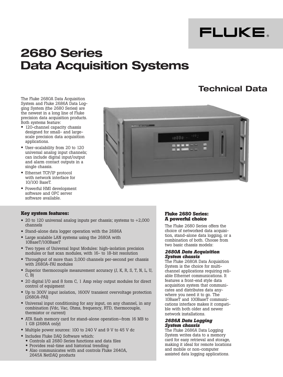 Atec Fluke-2680 Series User Manual | 8 pages