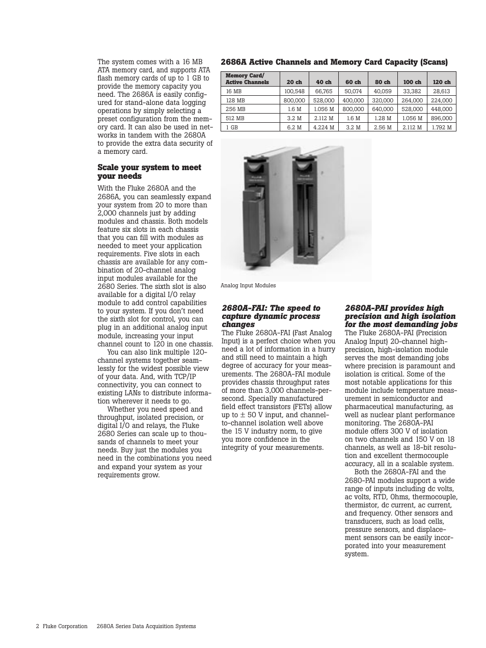 Scale your system to meet your needs | Atec Fluke-2680 Series User Manual | Page 2 / 8