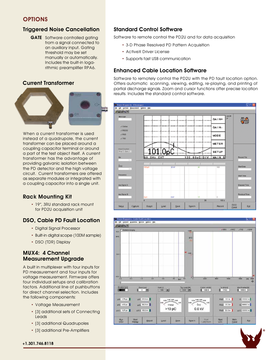 Phenix, Options | Atec Phenix-PD2U User Manual | Page 5 / 8