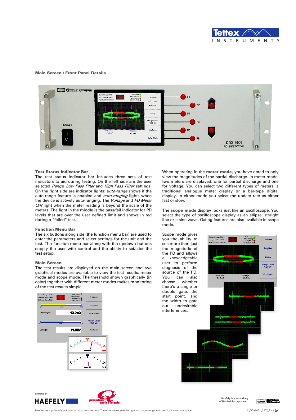 Atec Hipotronics-DDX9101 User Manual | Page 2 / 4