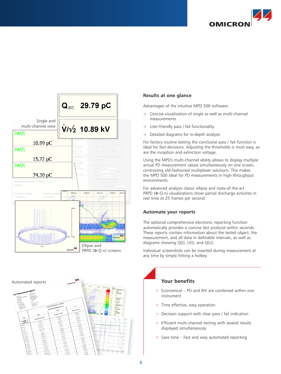 Partial discharge measurement | Atec OMICRON-MPD-500 User Manual | Page 3 / 8