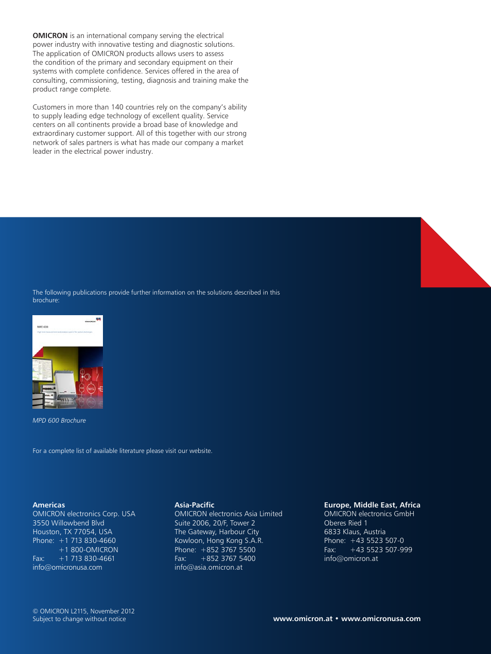 Atec OMICRON-MPD-500 User Manual | Page 8 / 8