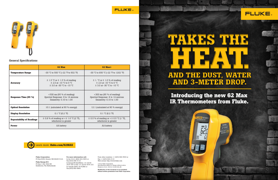 Atec Fluke 62MAX User Manual | 2 pages