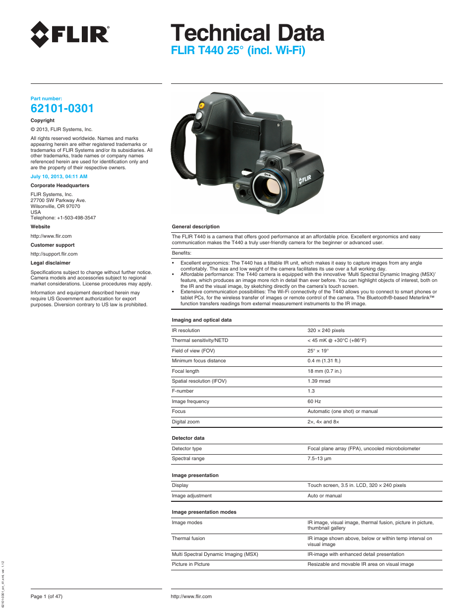 Atec Flir-T440-wifi User Manual | 53 pages