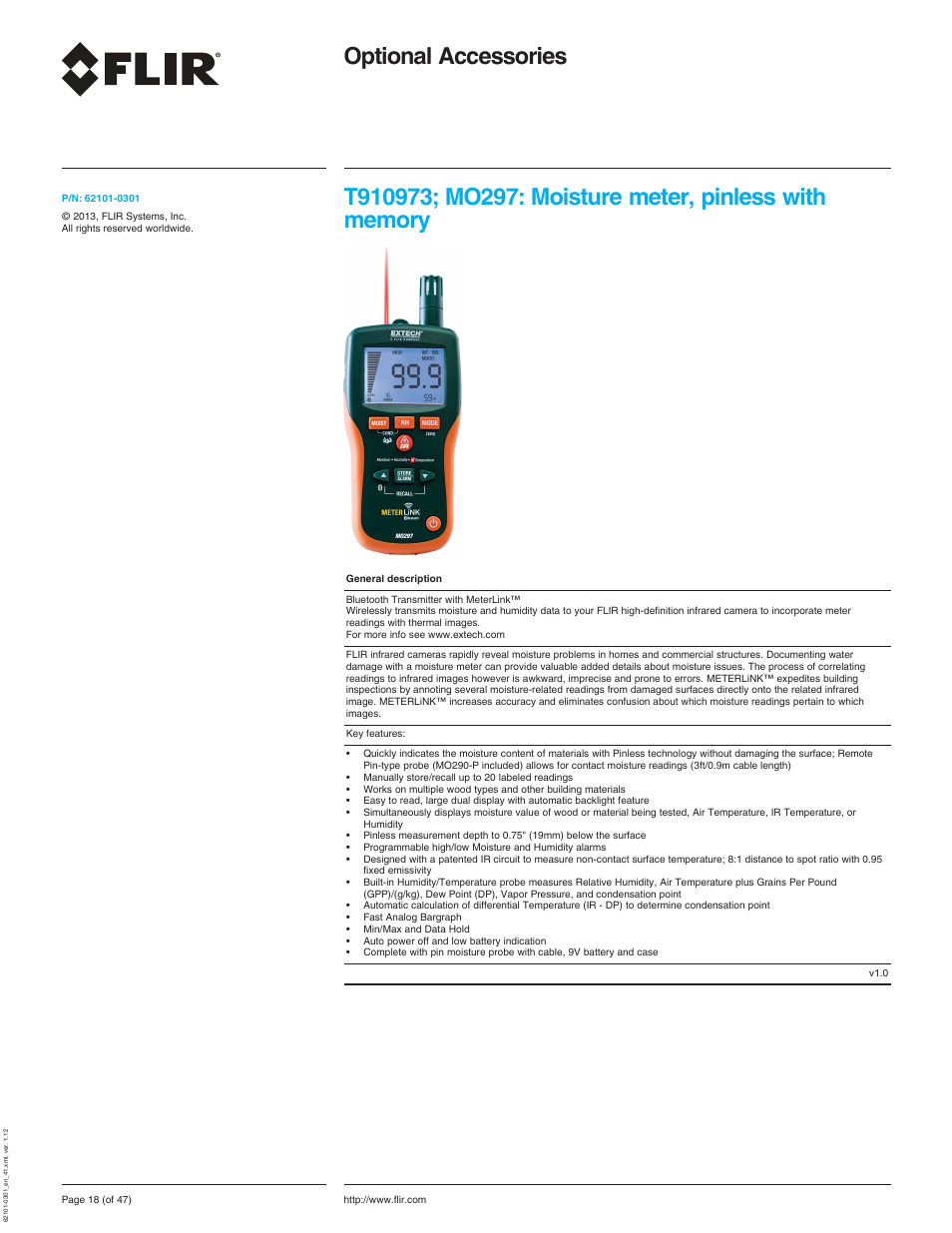 Optional accessories | Atec Flir-T440-wifi User Manual | Page 18 / 53