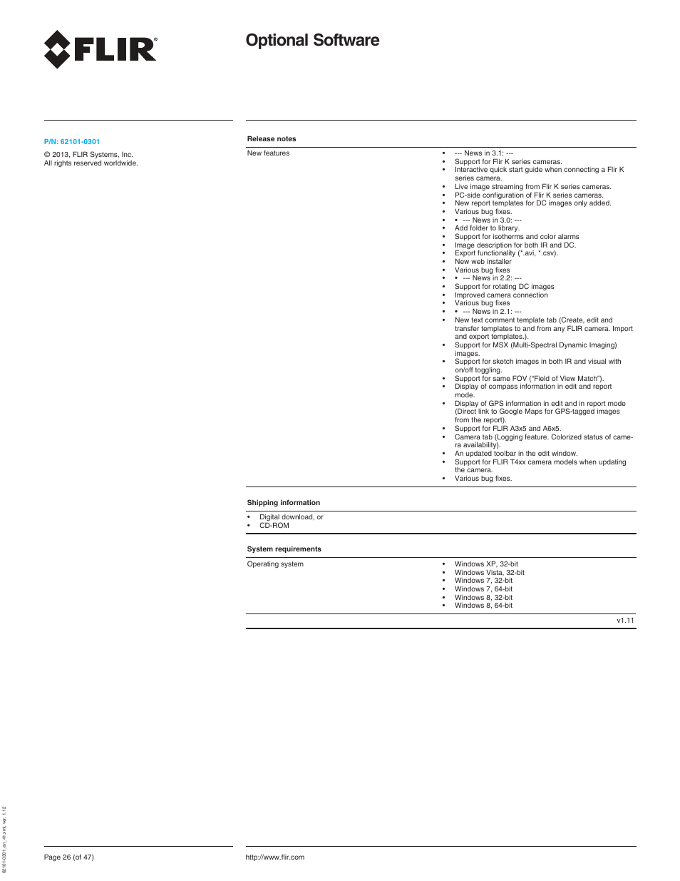 Optional software | Atec Flir-T440-wifi User Manual | Page 26 / 53