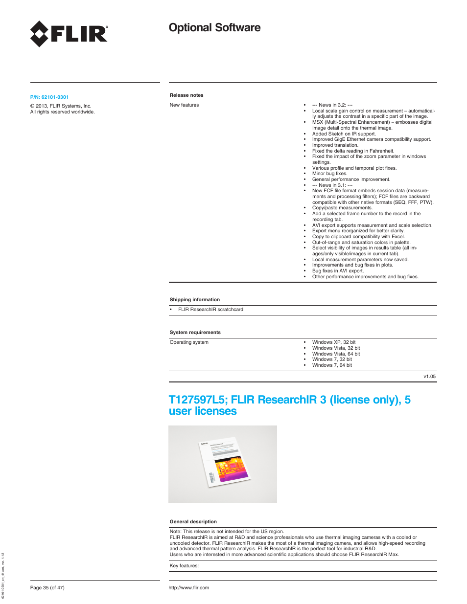 Optional software | Atec Flir-T440-wifi User Manual | Page 35 / 53