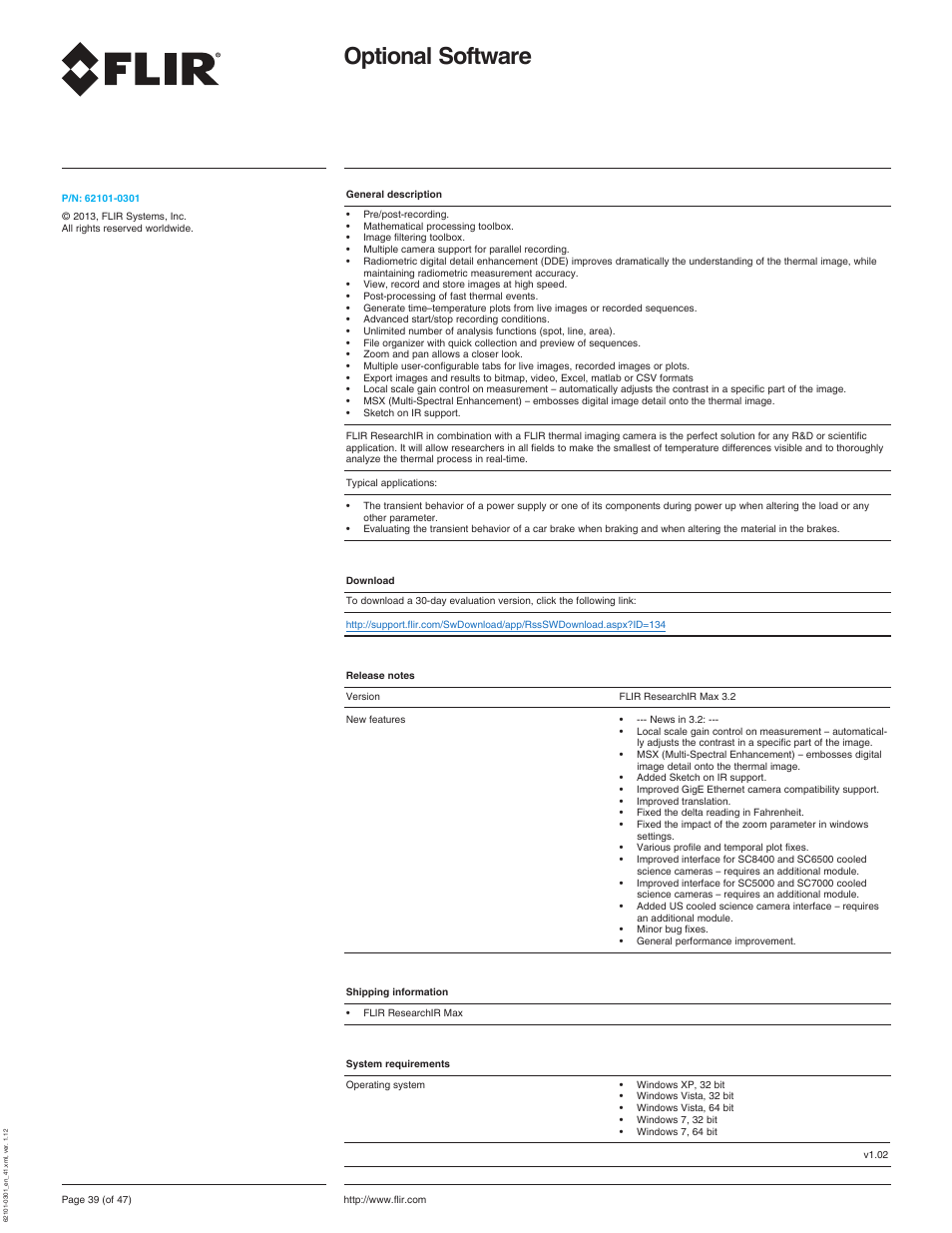 Optional software | Atec Flir-T440-wifi User Manual | Page 39 / 53