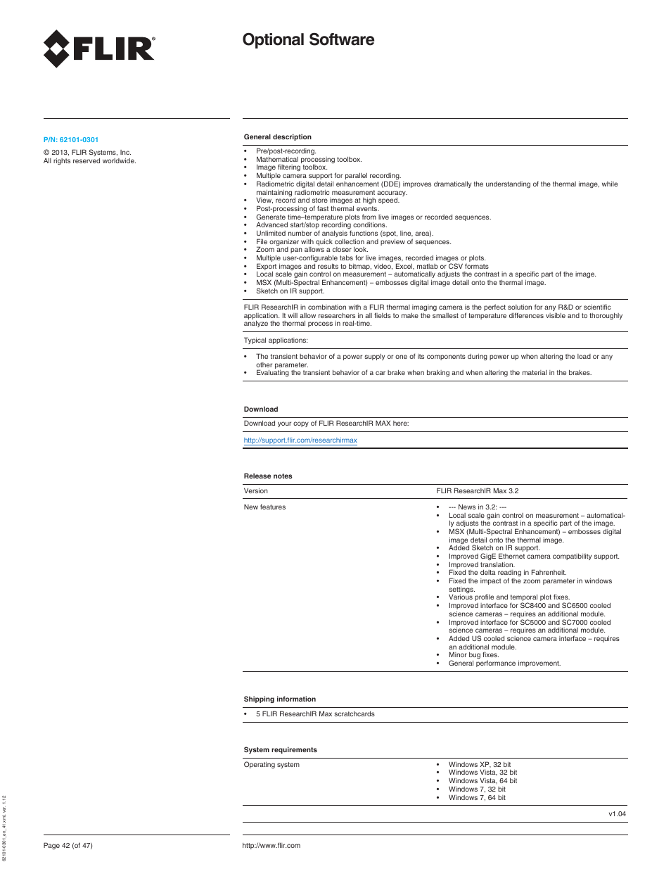 Optional software | Atec Flir-T440-wifi User Manual | Page 42 / 53