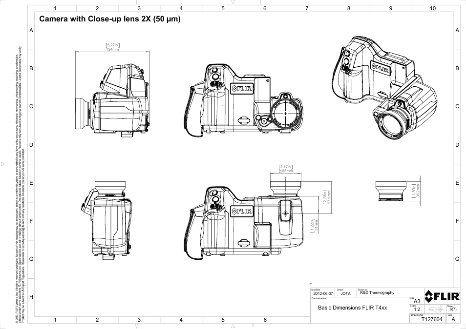 Camera with close-up lens 2x (50 µm) | Atec Flir-T440-wifi User Manual | Page 52 / 53