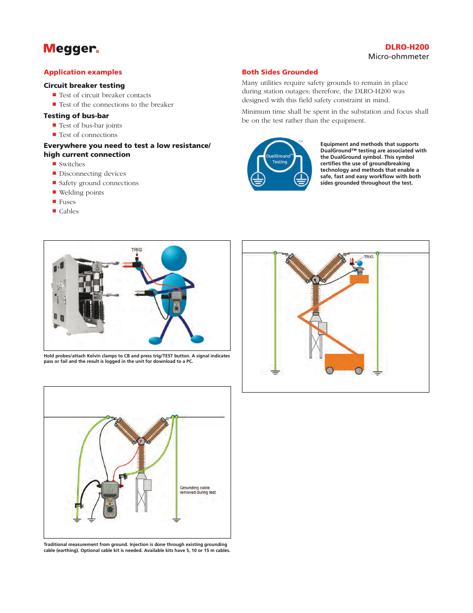 Dlro-h200 micro-ohmmeter | Atec Megger-DLRO-H200 User Manual | Page 3 / 6