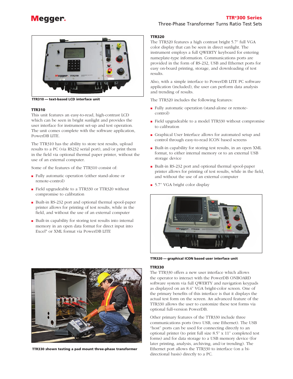 Atec Megger-TTR300 Series User Manual | Page 2 / 6