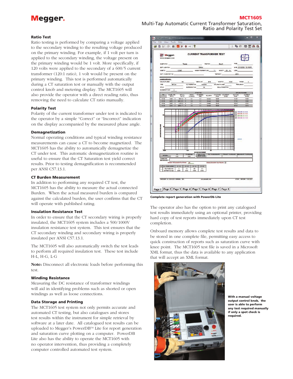 Atec Megger-mct1605 User Manual | Page 2 / 4