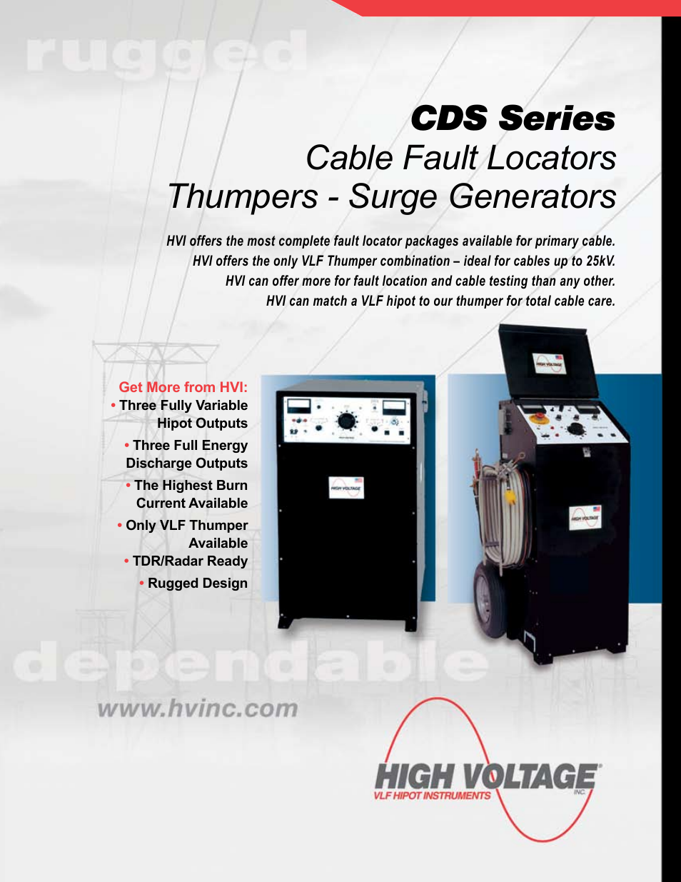 Atec High-Voltage-CDS Series User Manual | 8 pages