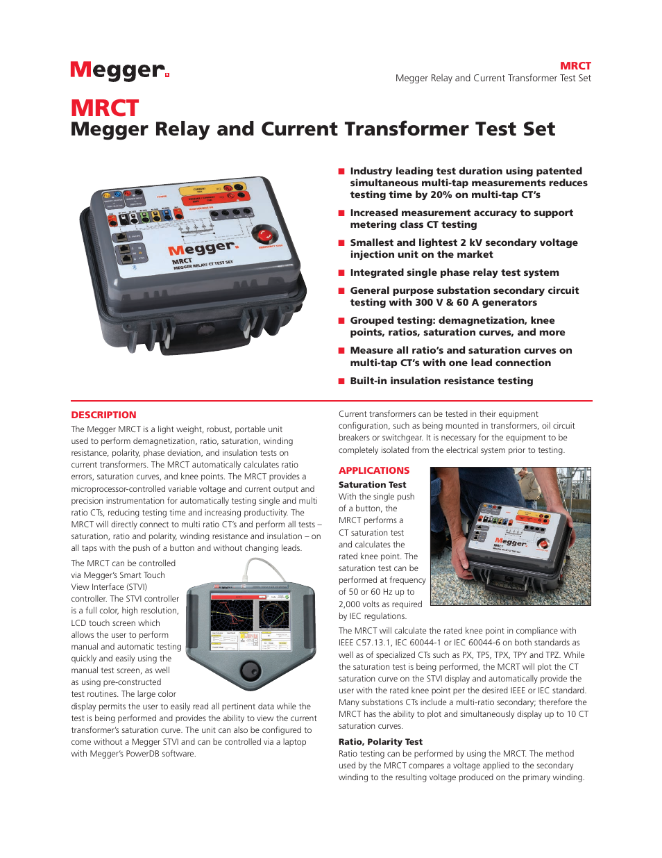 Atec Megger-MRCT User Manual | 8 pages