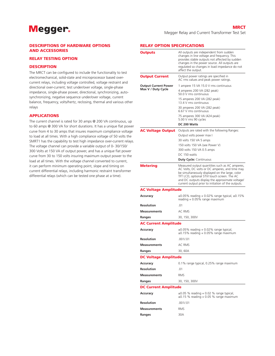 Mrct | Atec Megger-MRCT User Manual | Page 4 / 8