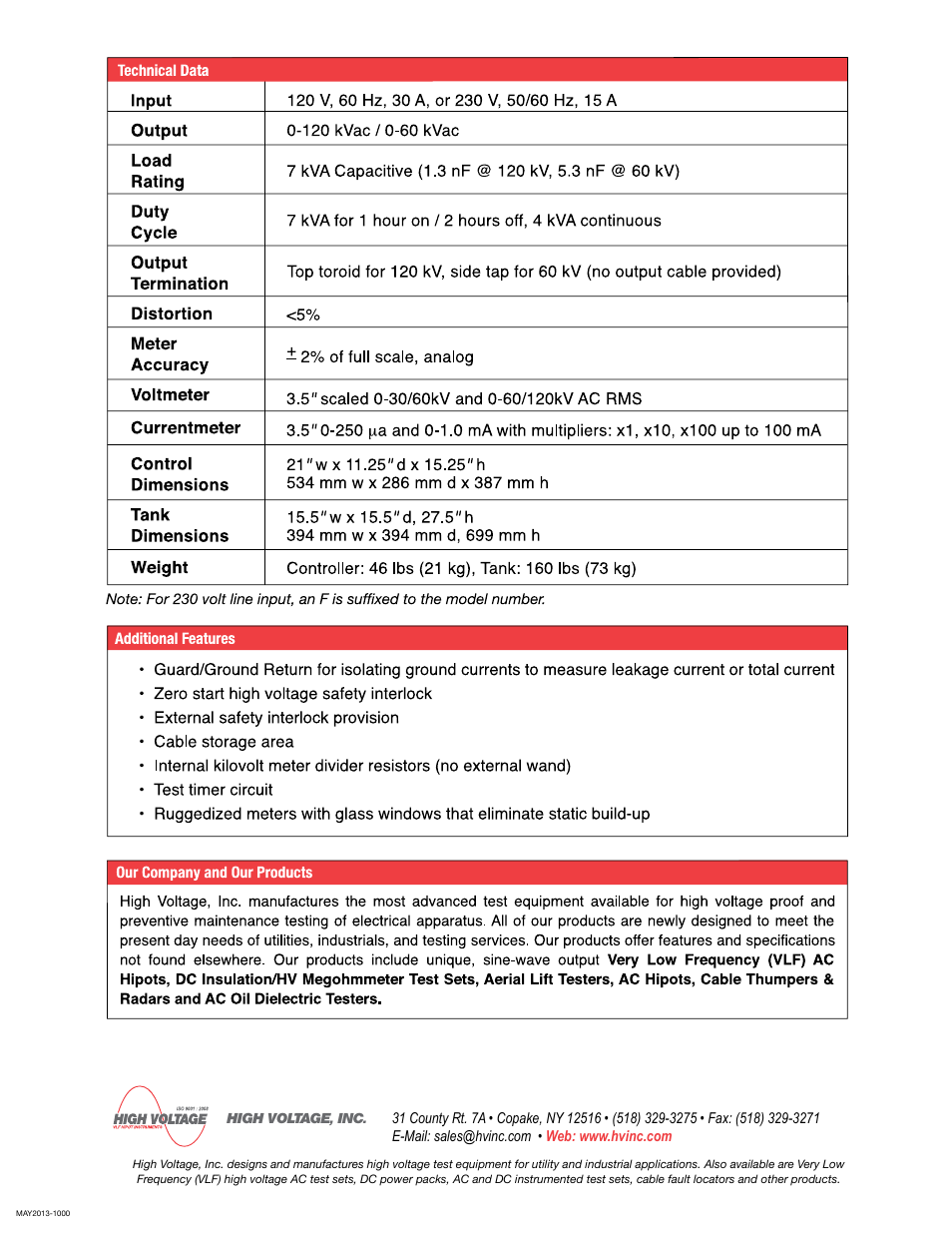 Atec High-Voltage-ALT-120-60 User Manual | Page 2 / 2