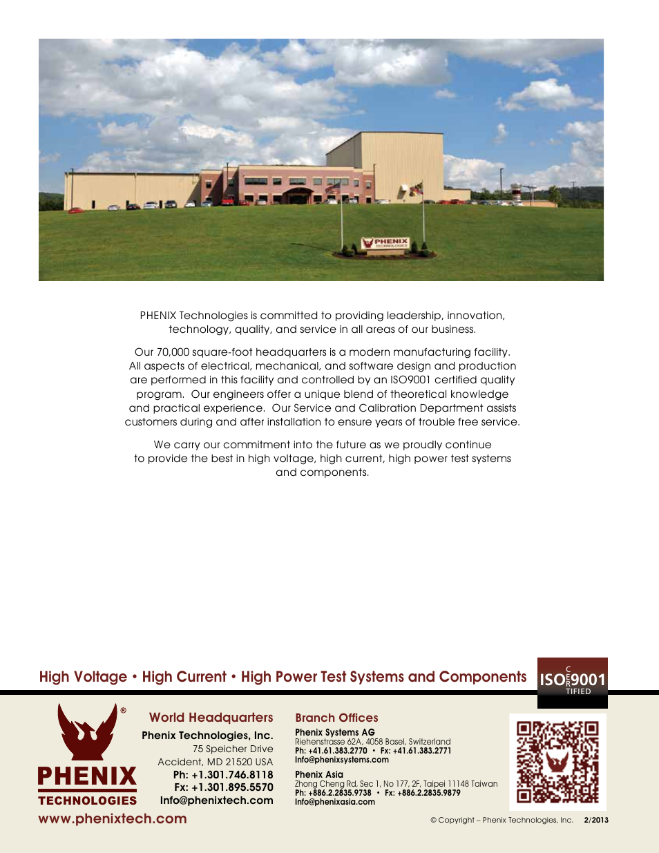 Phenix, Iso 9001 | Atec Phenix-6CP Series User Manual | Page 4 / 4