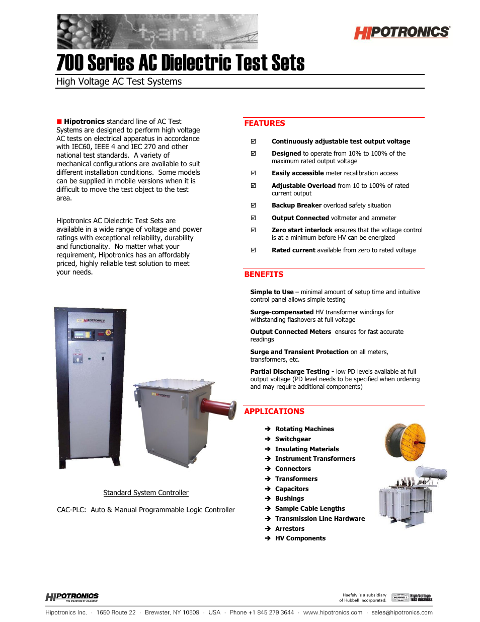 Atec Hiptronics-700 Series User Manual | 7 pages