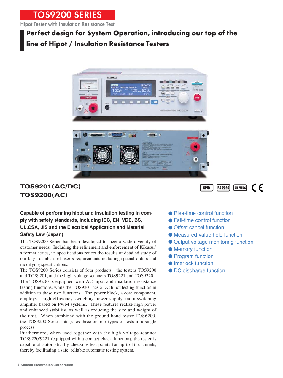 Atec Kikusui-TOS9201 User Manual | 11 pages