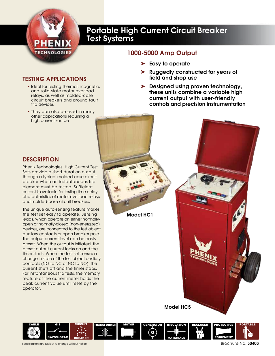 Atec Phenix-HC Series User Manual | 2 pages