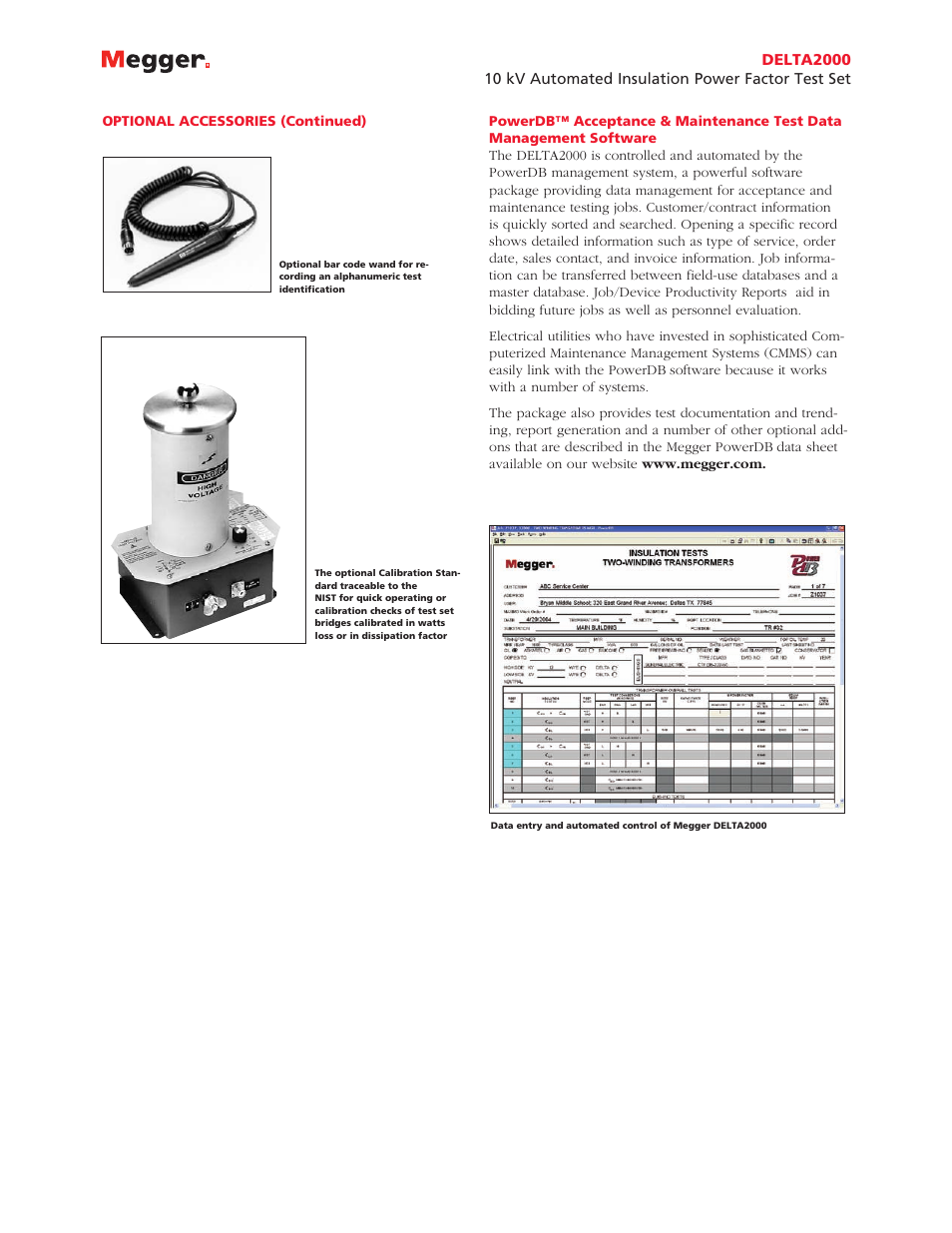 Atec Megger-DELTA2000 User Manual | Page 5 / 6
