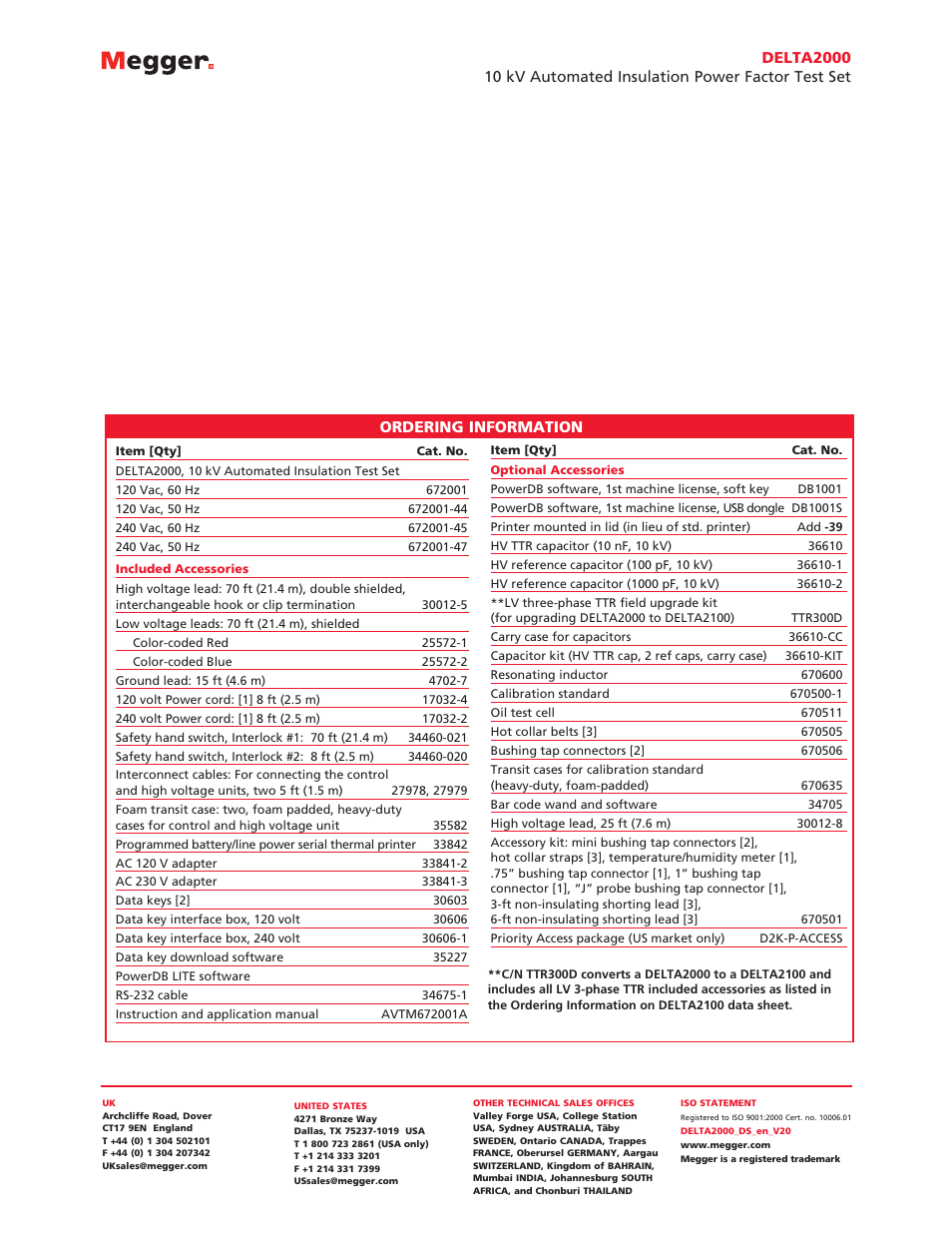 Atec Megger-DELTA2000 User Manual | Page 6 / 6