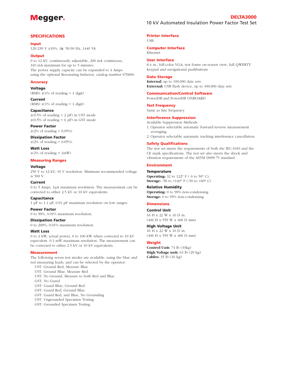 Atec Megger-DELTA3000 User Manual | Page 3 / 6