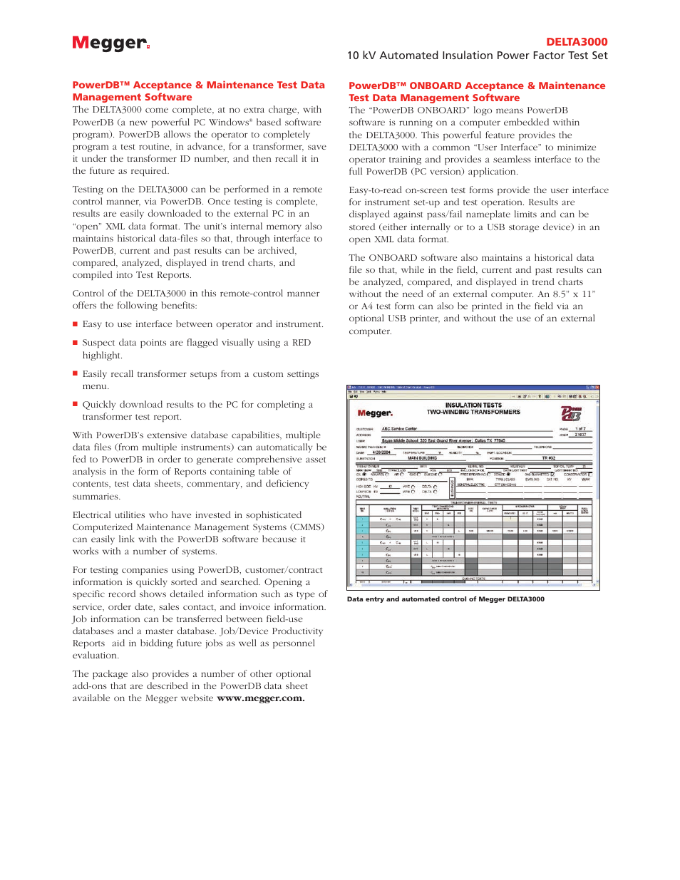 Atec Megger-DELTA3000 User Manual | Page 5 / 6