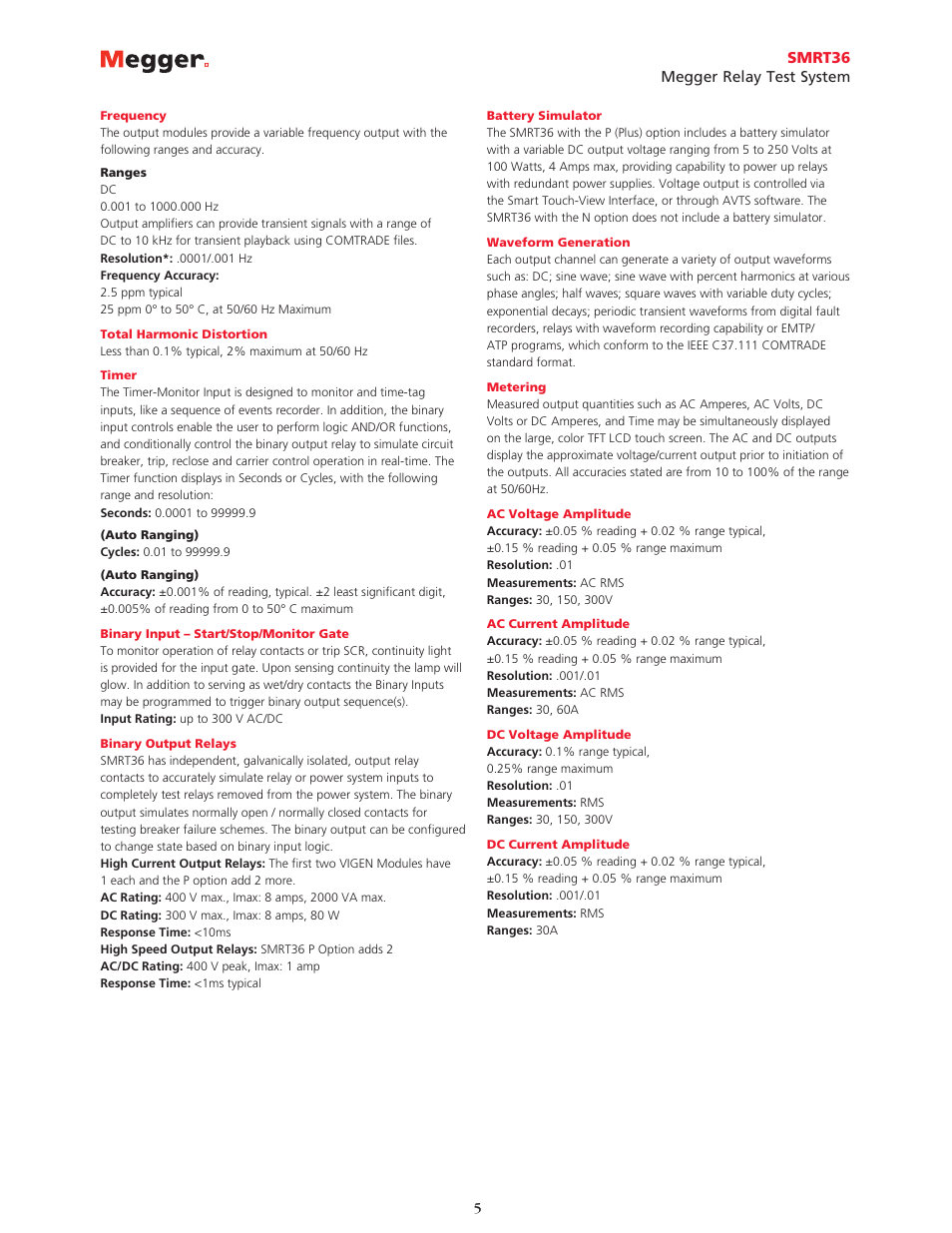 Atec Megger-SMRT36 User Manual | Page 5 / 12