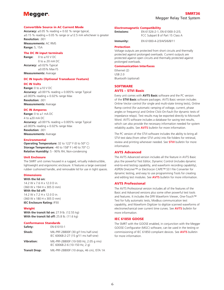 Atec Megger-SMRT36 User Manual | Page 6 / 12