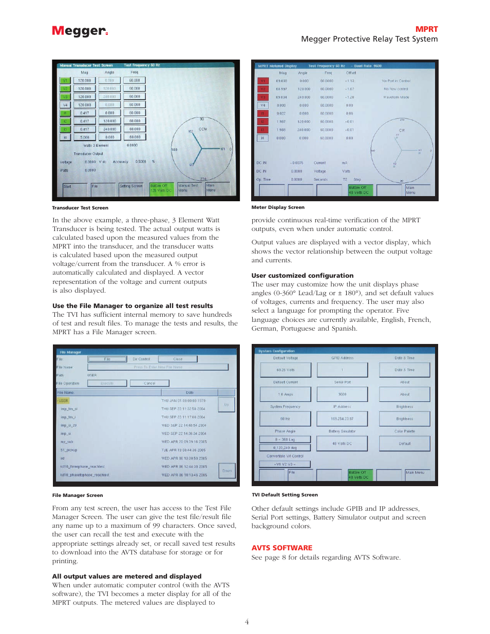 Atec Megger-MPRT8445 User Manual | Page 4 / 22