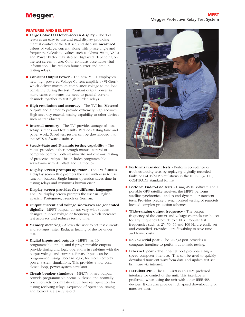Atec Megger-MPRT8445 User Manual | Page 5 / 22