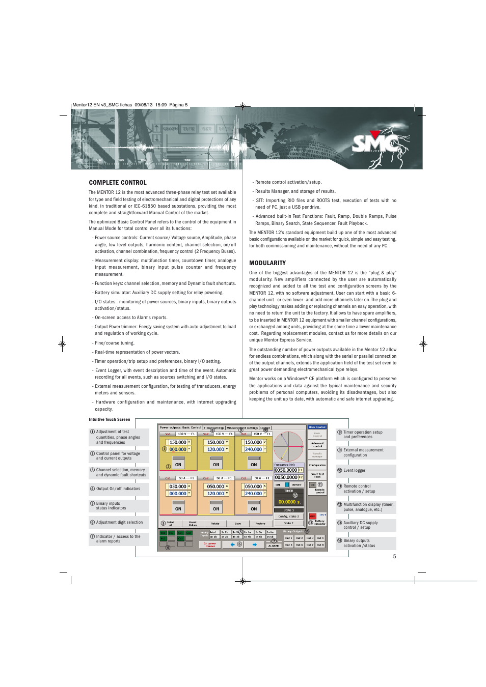 Complete control, Modularity | Atec EuroSMC-Mentor-12 User Manual | Page 5 / 16