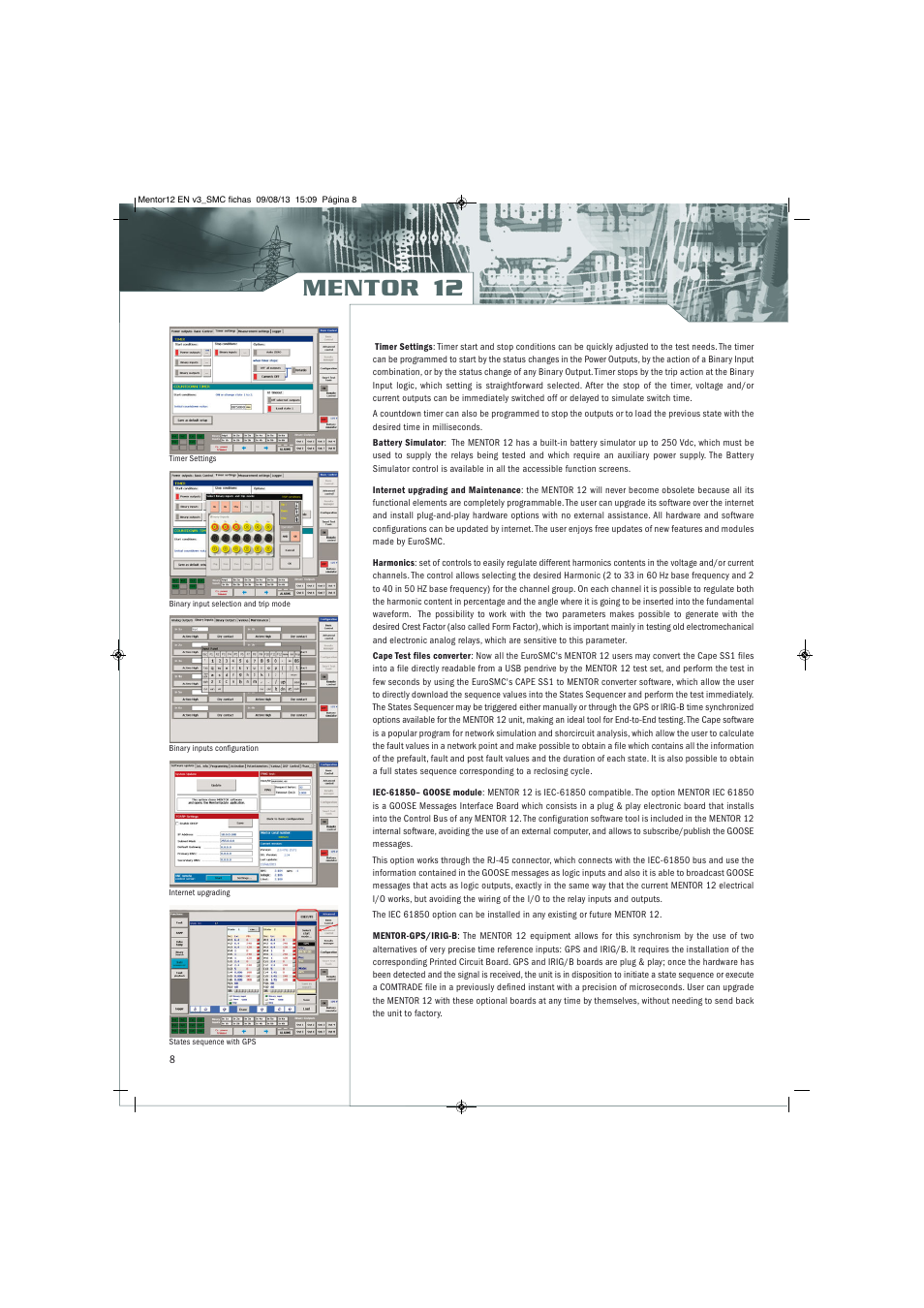 Mentor 12 | Atec EuroSMC-Mentor-12 User Manual | Page 8 / 16