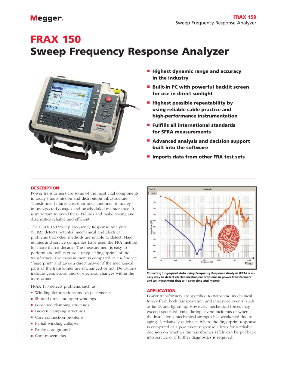 Atec Megger-frax150 User Manual | 6 pages