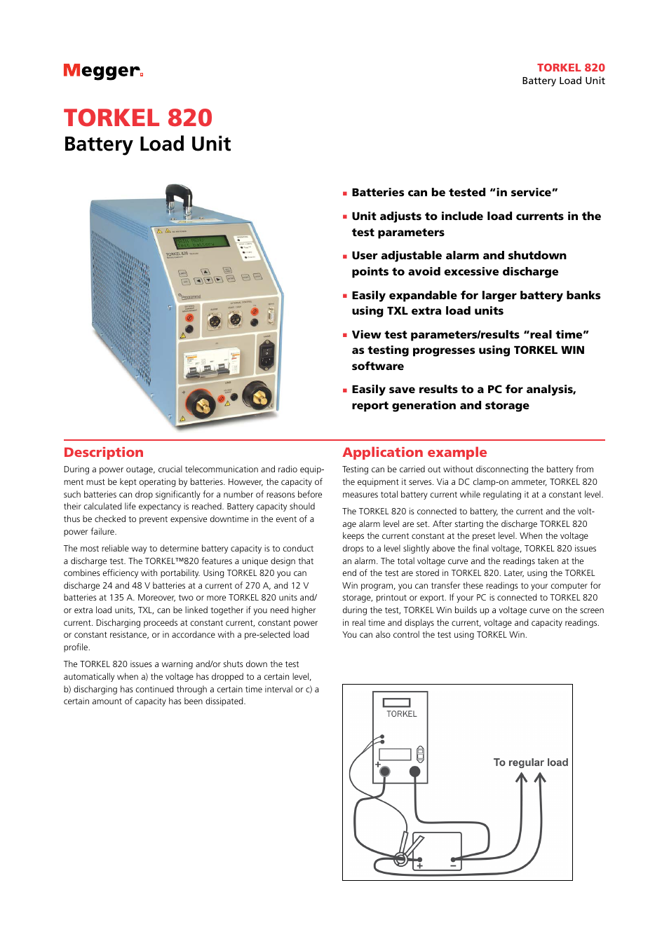 Atec Megger-TORKEL-820 User Manual | 6 pages