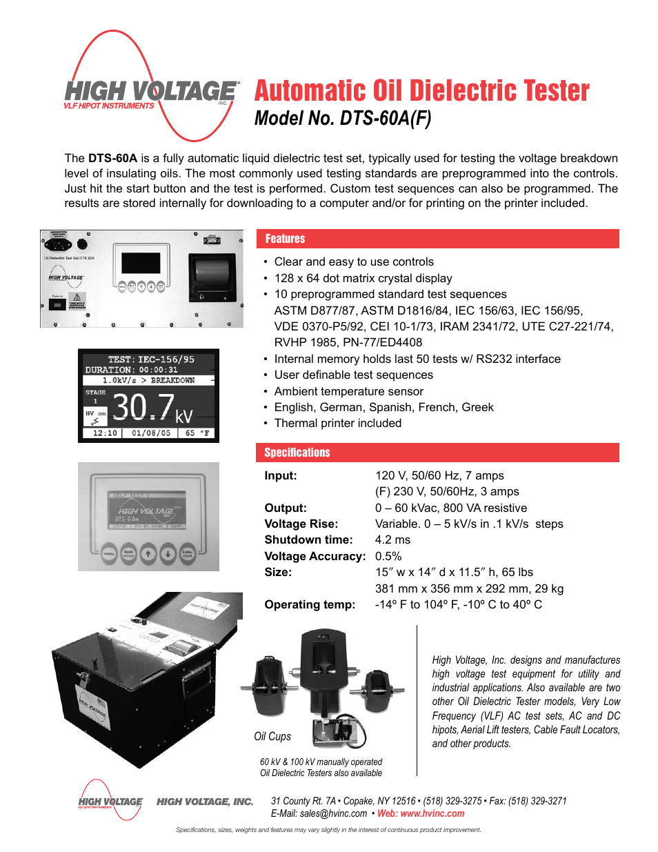 Atec High-Voltage-DTS-60AF User Manual | 1 page