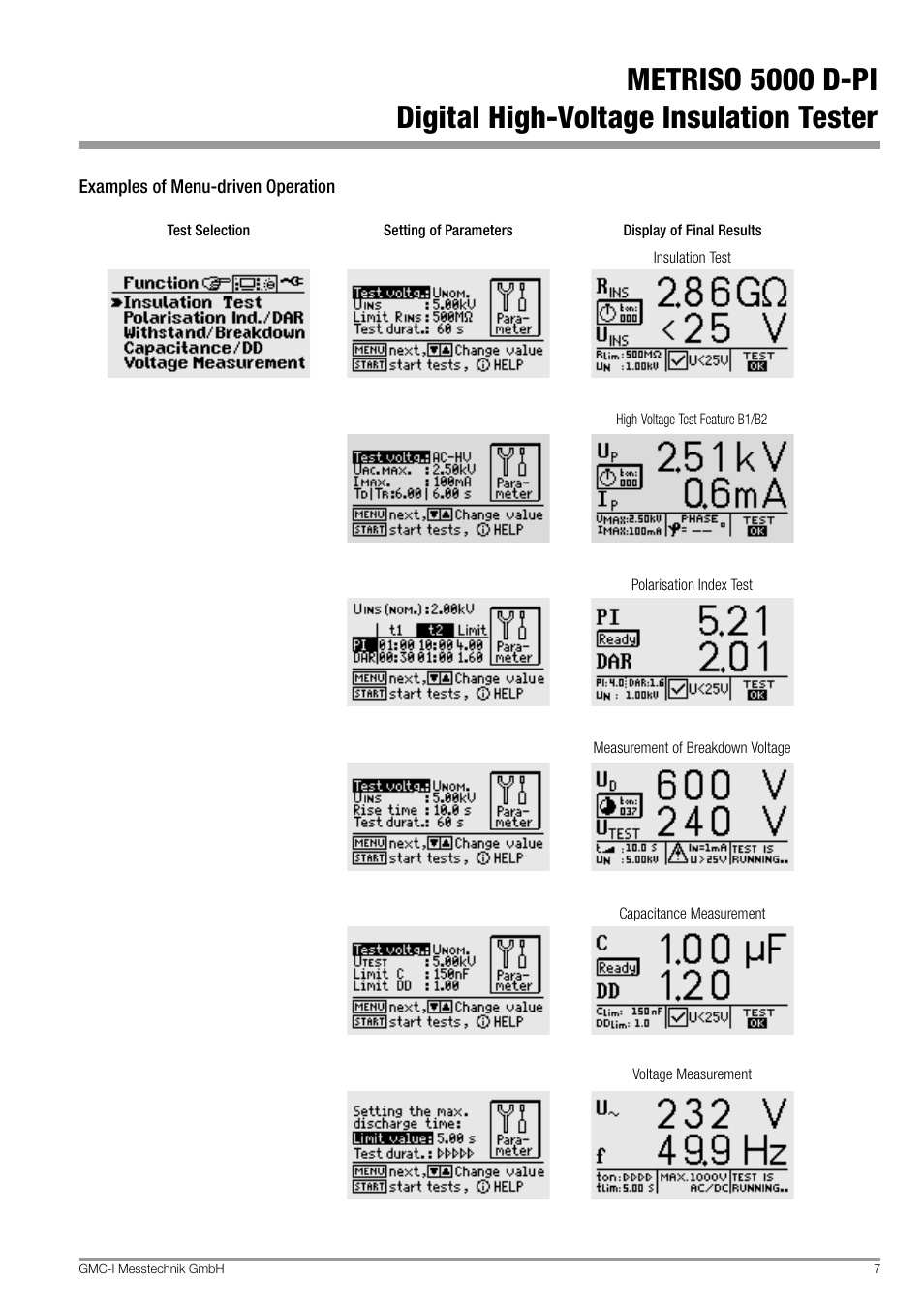 Atec Gossen-Metrawatt-5000DPI User Manual | Page 7 / 8