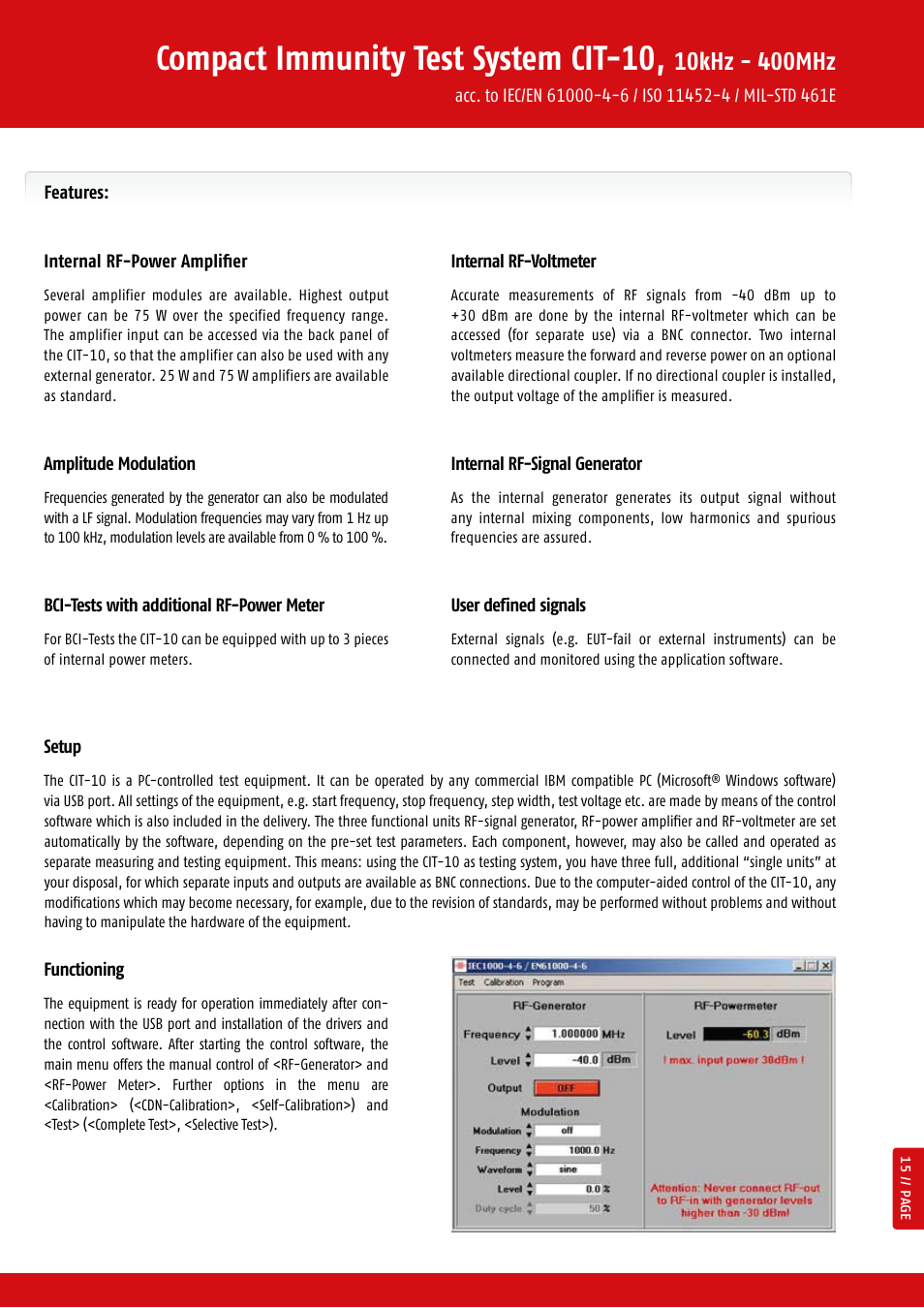 Compact immunity test system cit-10 | Atec Frankonia-CIT-10 User Manual | Page 2 / 4