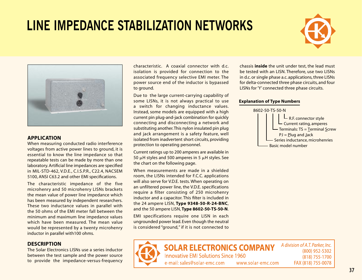 Atec Solar-6338-5-PJ-50-N User Manual | 4 pages